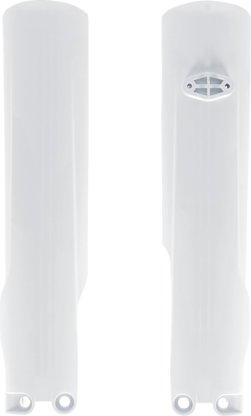 Fork Cover - Lower - White - KTM (1)
