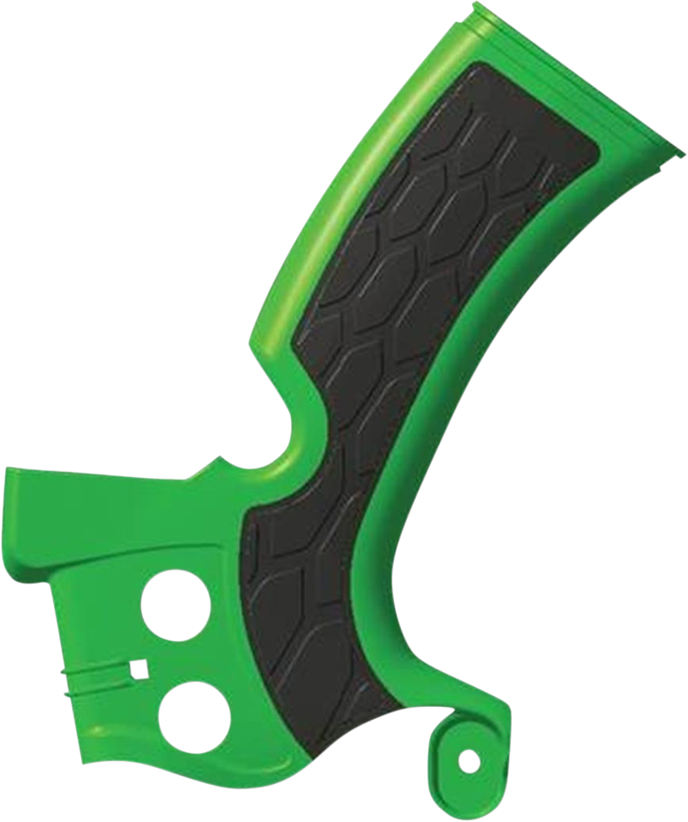 X-Grip Frame Guards - Green/Black - KX 450 F (1)