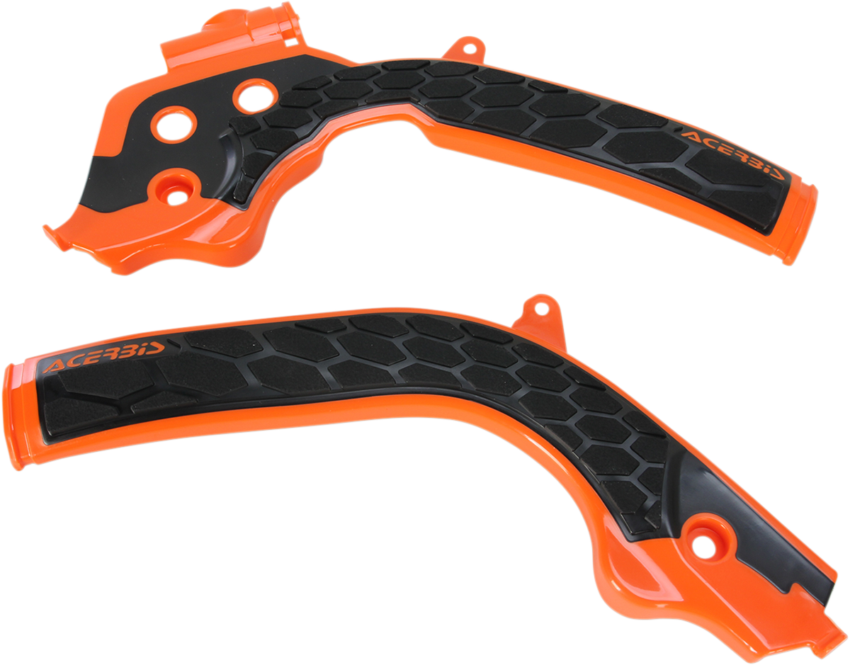 X-Grip Frame Guards - '16 OEM Orange/Black - Husqvarna | KTM (1)
