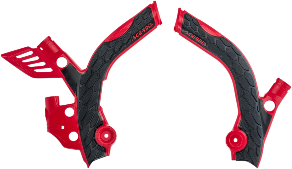 X-Grip Frame Guards - Red/Black - Beta '13-'19 (1)