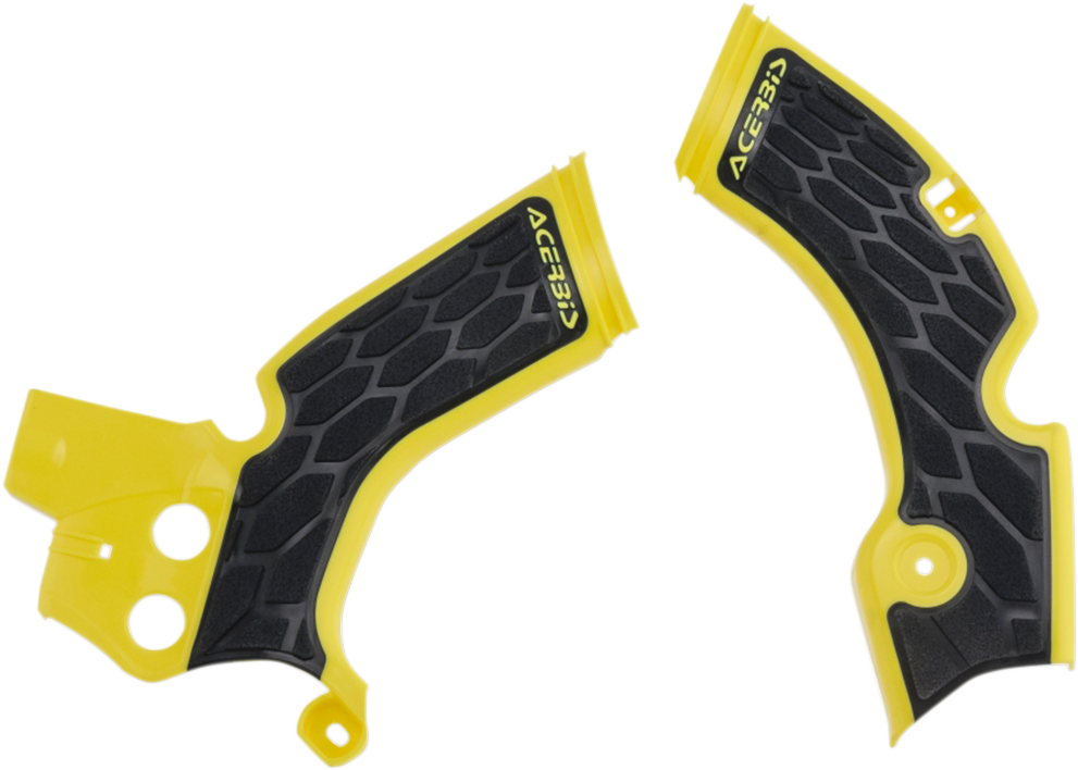 X-Grip Frame Guards - Yellow/Black - RM-Z 250 (1)