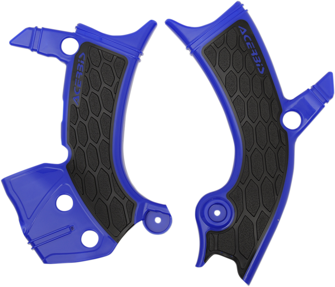 X-Grip Frame Guards - Blue/Black - Yamaha (1)