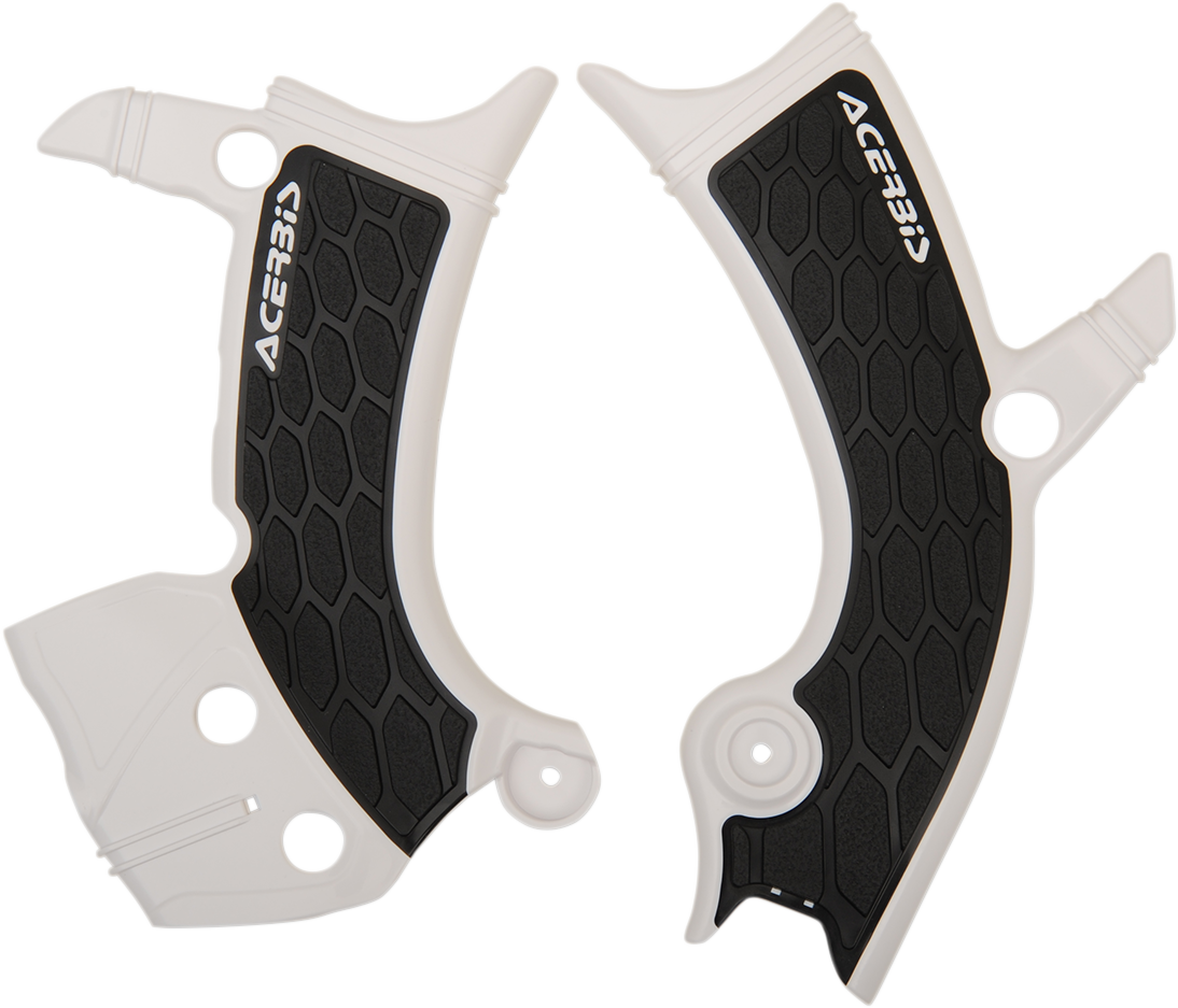 X-Grip Frame Guards - White/Black - Yamaha (1)