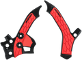 X-Grip Frame Guards - Black/Red - CRF250L (1)