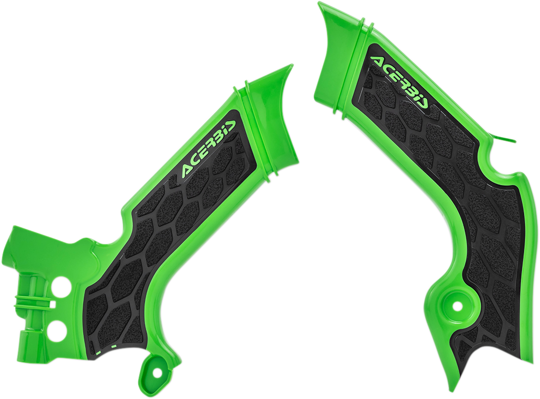 X-Grip Frame Guards - Green/Black - KX 250/450 (1)