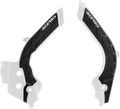 X-Grip Frame Guards - White/Black - Gas Gas | Husqvarna (1)