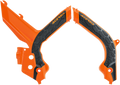 X-Grip Frame Guards - '16 OEM Orange/Black - KTM (1)
