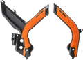 X-Grip Frame Guards - '16 OEM OrangeBlack - KTM (1)