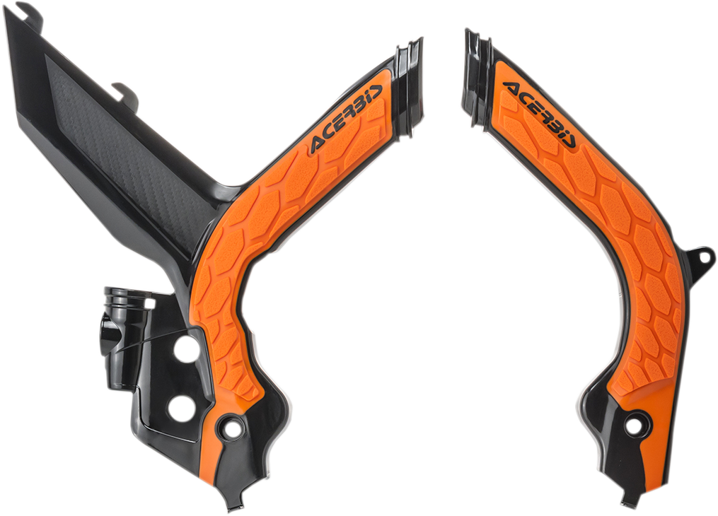 X-Grip Frame Guards - '16 OEM OrangeBlack - KTM (1)