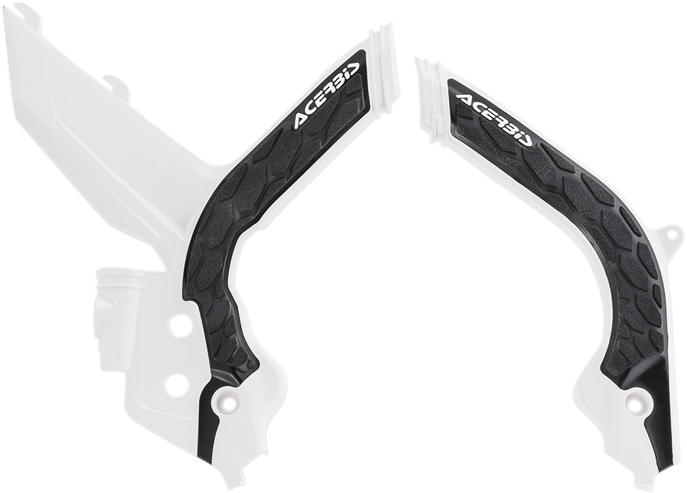X-Grip Frame Guards - White/Black - KTM (1)