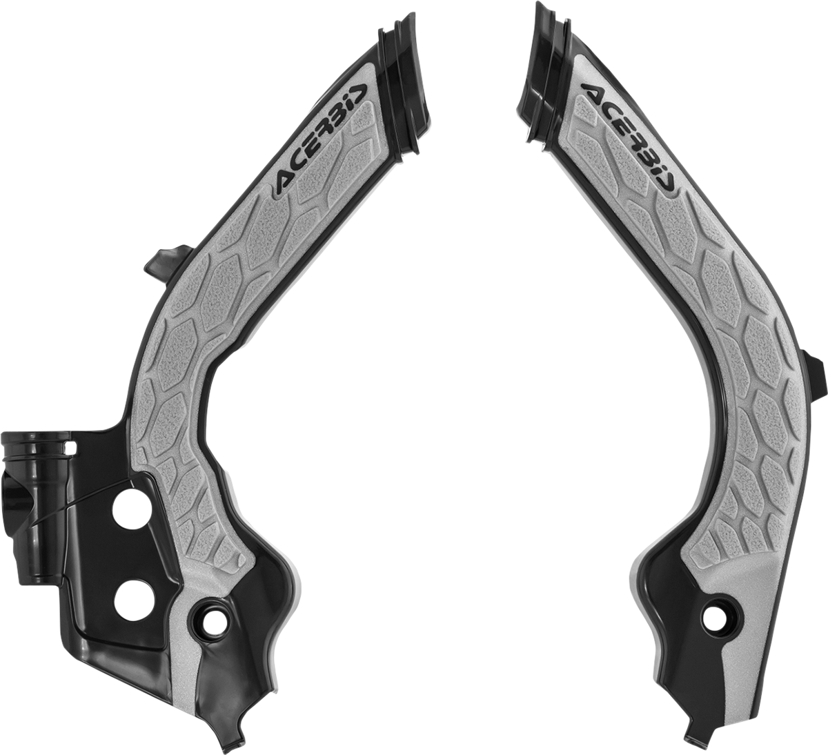 X-Grip Frame Guards - Black/Gray - Gas Gas | Husqvarna (1)