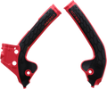 X-Grip Frame Guards - Red/Black - Gas Gas | Husqvarna | KTM (1)