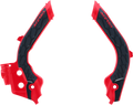 X-Grip Frame Guards - Red/Black - Gas Gas | Husqvarna (1)