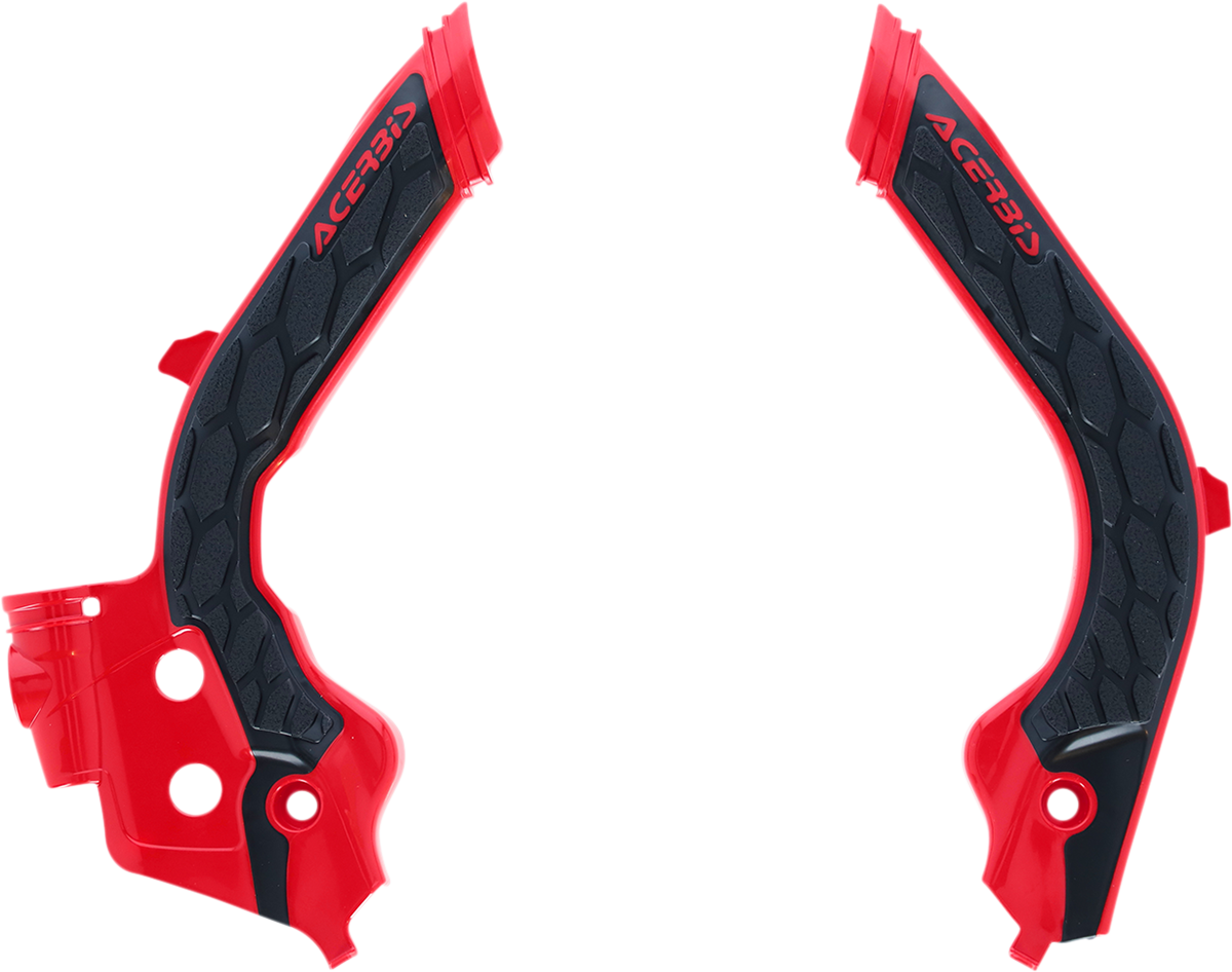 X-Grip Frame Guards - Red/Black - Gas Gas | Husqvarna (1)