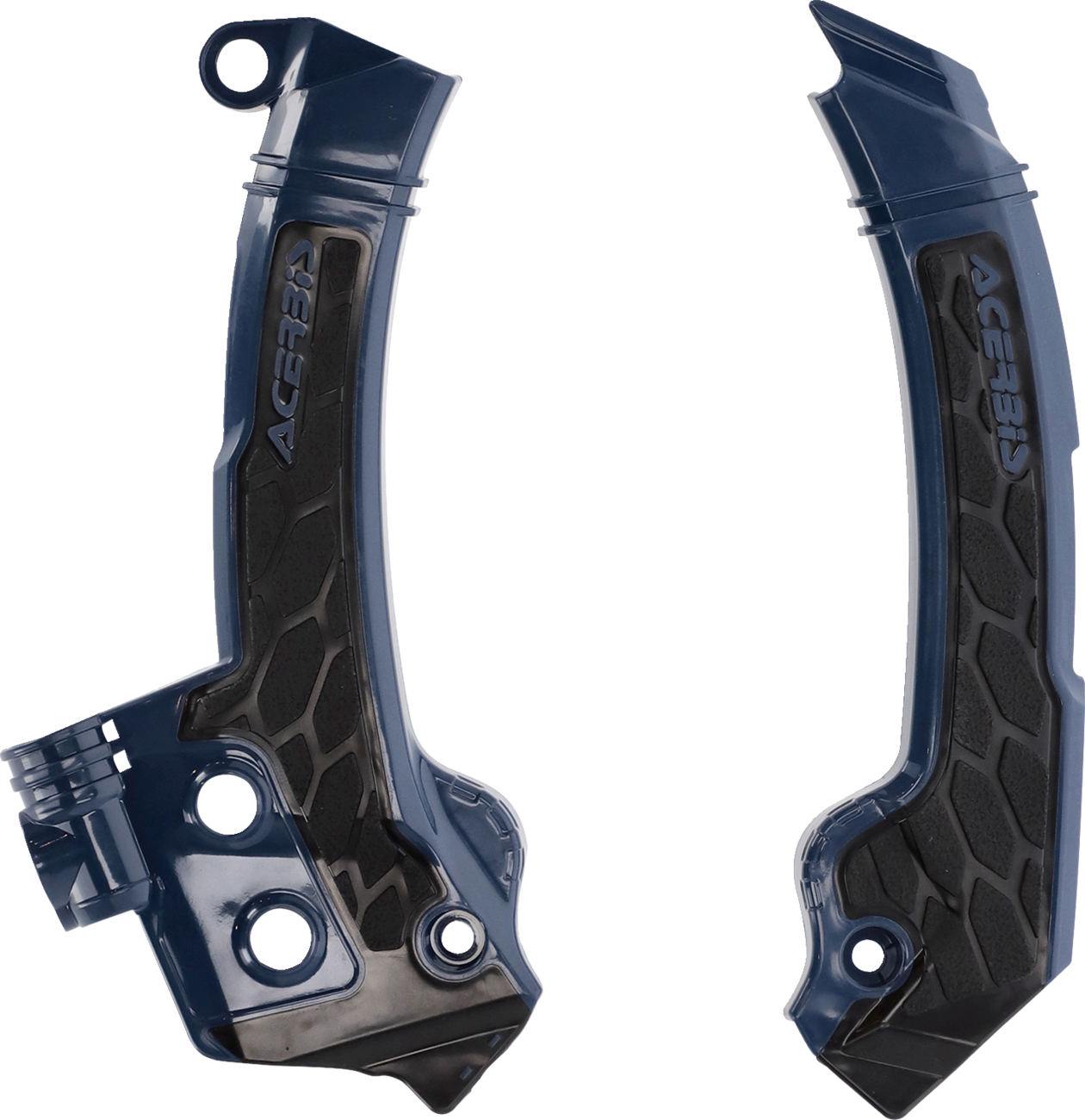 X-Grip Frame Guards - Blue/Black - Husqvarna (1)