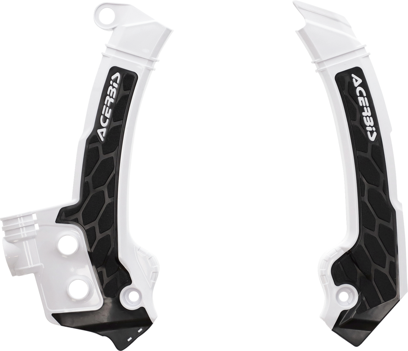 X-Grip Frame Guards - White/Black - Husqvarna (1)