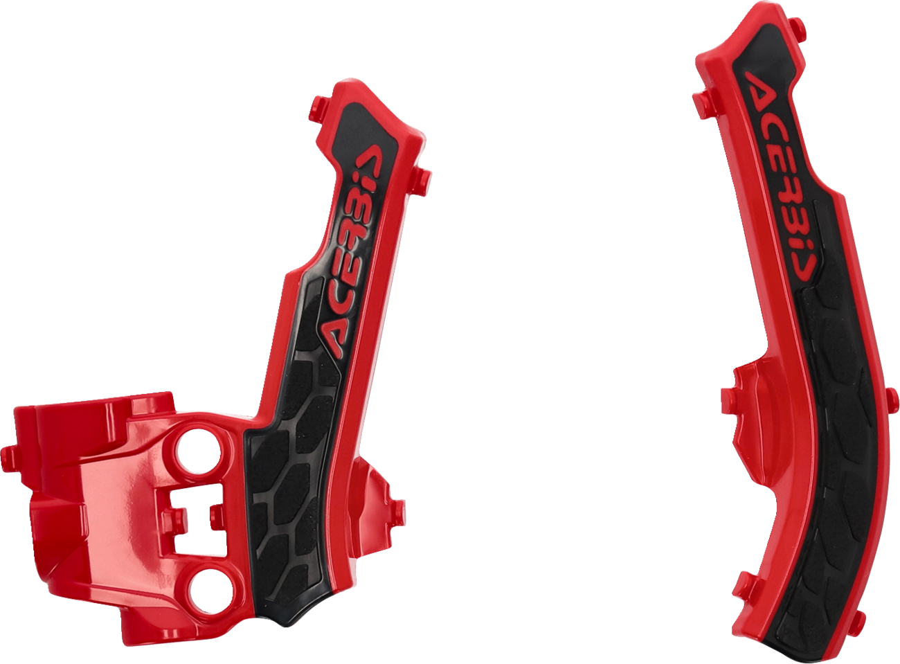 X-Grip Frame Guards - Red/Black - Gas Gas | Husqvarna | KTM (1)