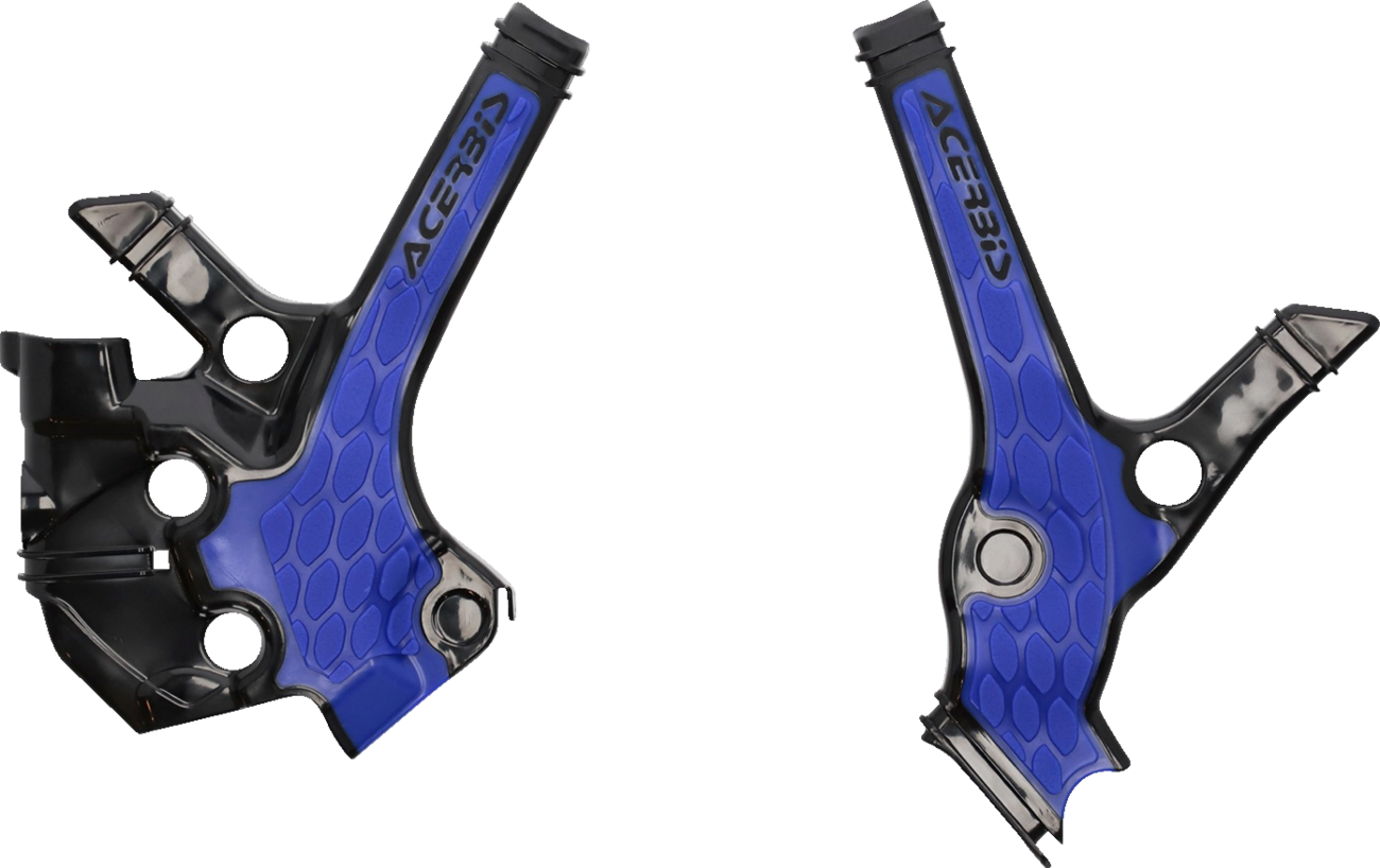 X-Grip Frame Guards - Black/Blue - YZ 85 (1)