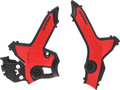 X-Grip Frame Guards - Black/Red - CRF300 (1)