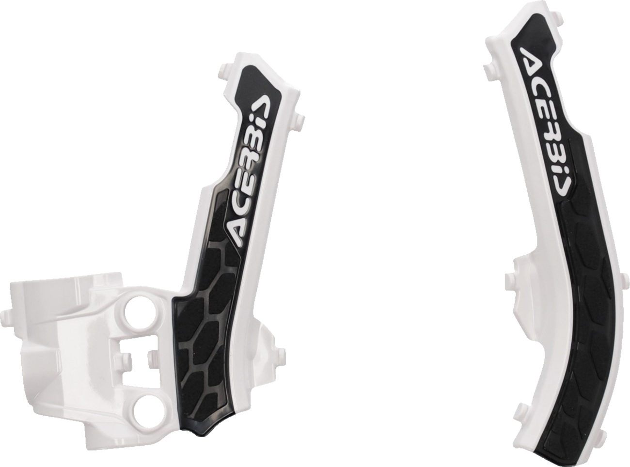 X-Grip Frame Guards - White/Black - Gas Gas | Husqvarna | KTM (1)