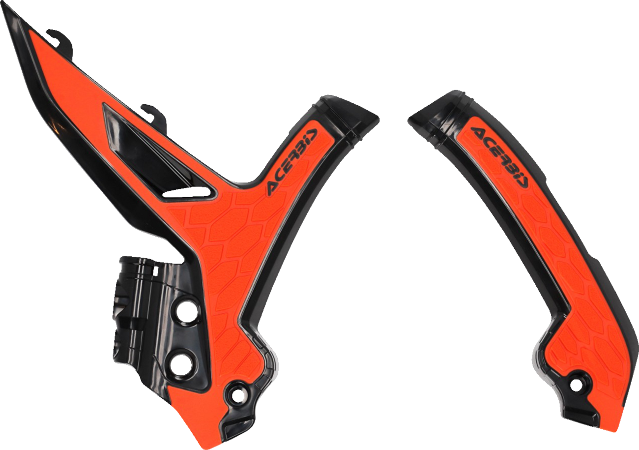 X-Grip Frame Guards - OEM '16 Orange/Black - KTM (1)