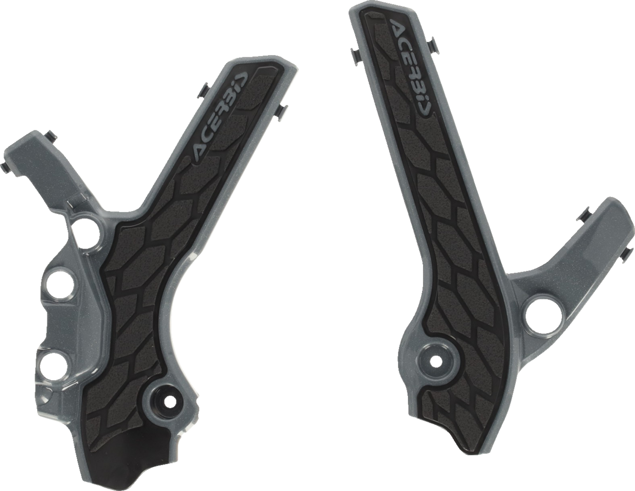 X-Grip Frame Guards - Gray/Black - DR-Z 400S/E/SM (1)