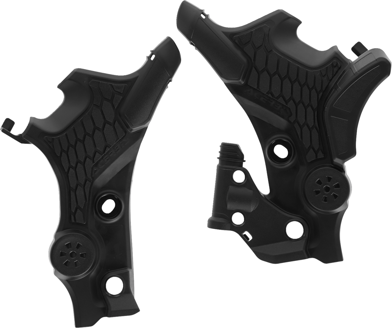 X-Grip Frame Guards - Black - XL 750 Transalp (1)