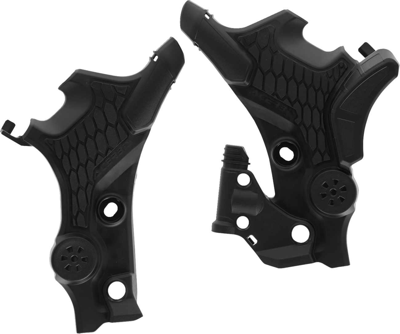 X-Grip Frame Guards - Black/Gray - XL 750 Transalp (1)