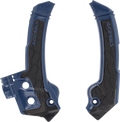 X-Grip Frame Guards - Blue/Black - Husqvarna - FC/FX/TC/TX (1)