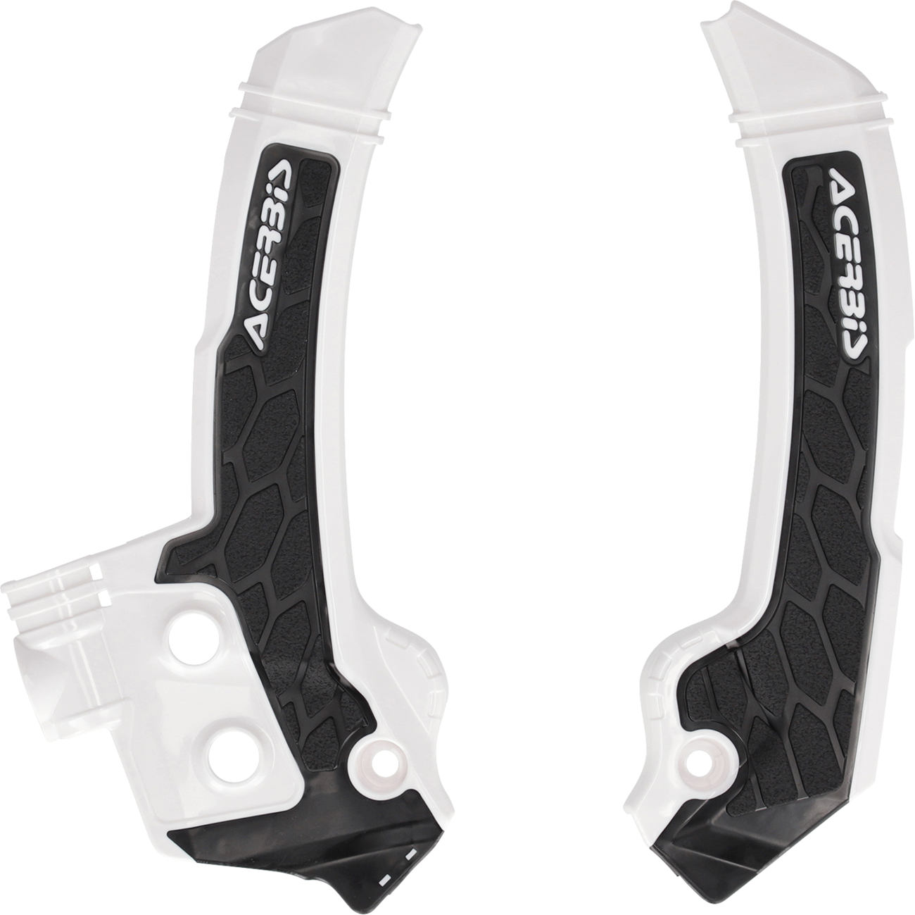 X-Grip Frame Guards - White/Black- Husqvarna - FC/FX/TC/TX (1)