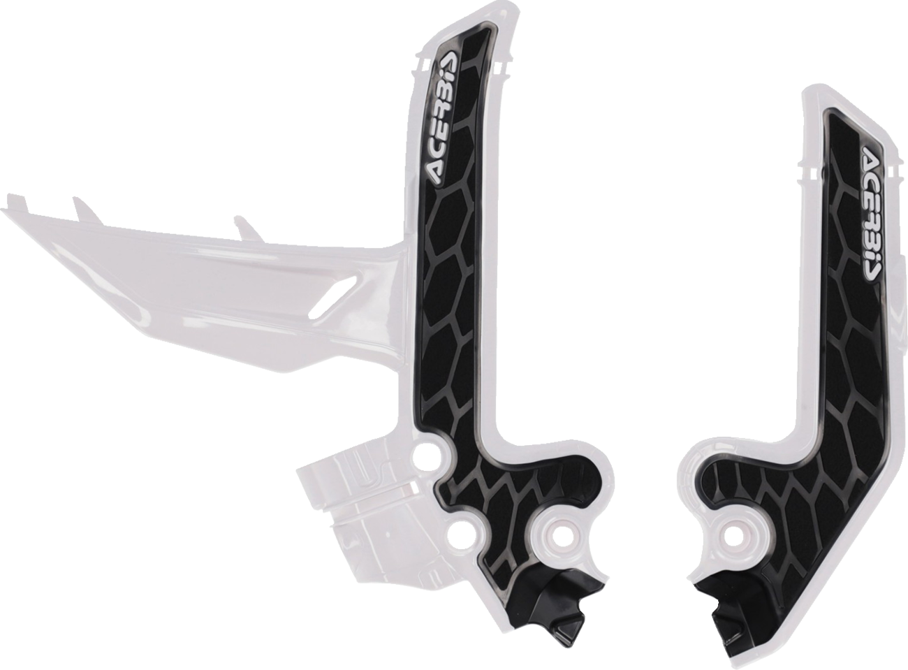 X-Grip Frame Guards - White/Black - SX85 | MC85 (1)