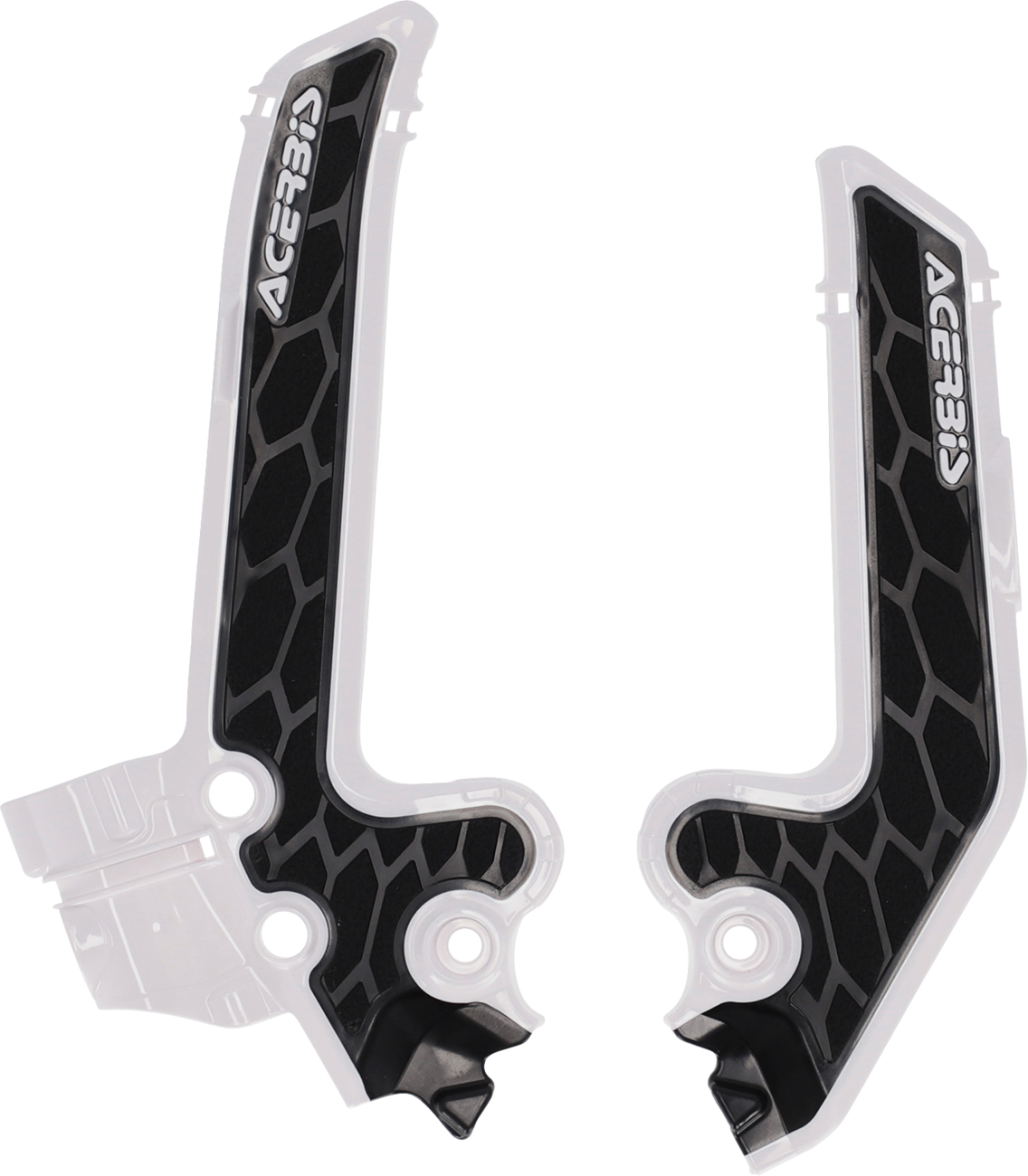 X-Grip Frame Guards - White/Black- Husqvarna - TC (1)