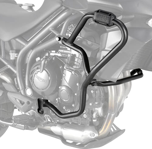 GIVI Engine Guards - Matte Black - Triumph - Tiger '12-'18