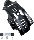 Skid Plate - Black/White - Gas Gas | Husqvarna | KTM (1)
