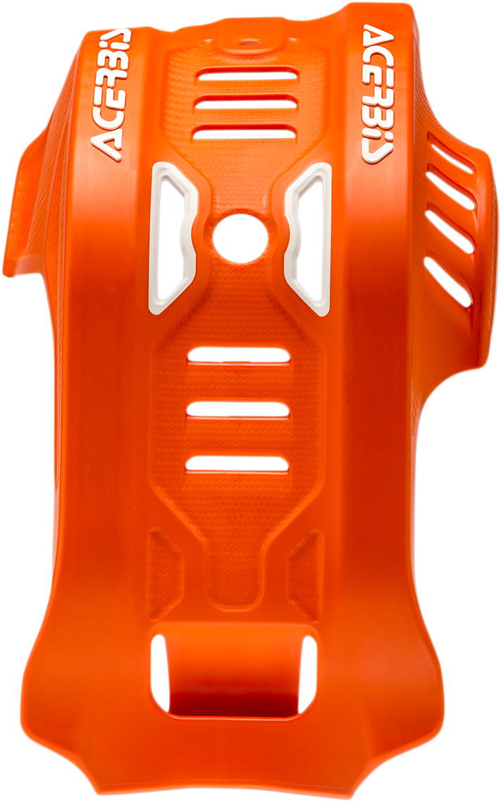 Skid Plate - '16 OEM Orange/White - KTM (1)