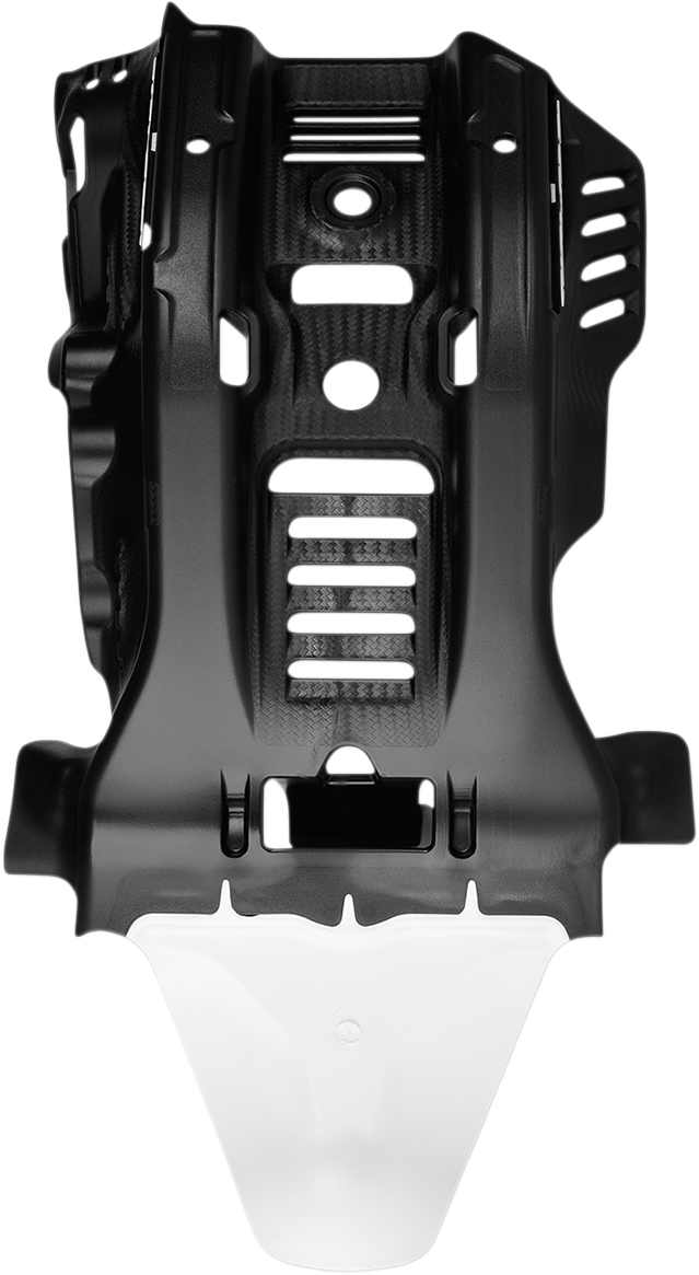 Skid Plate - Large - Black/White - Gas Gas | Husqvarna | KTM (1)