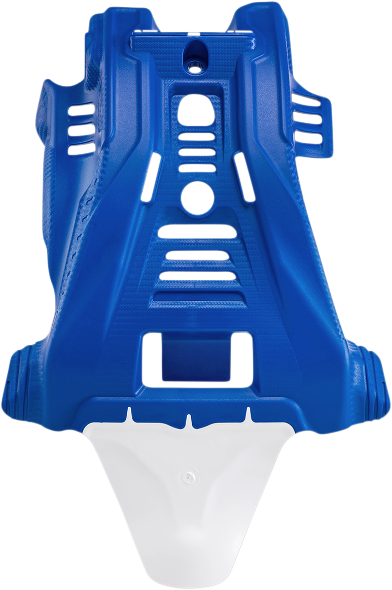 Skid Plate - Blue/White - Yamaha - YZ 125 (1)
