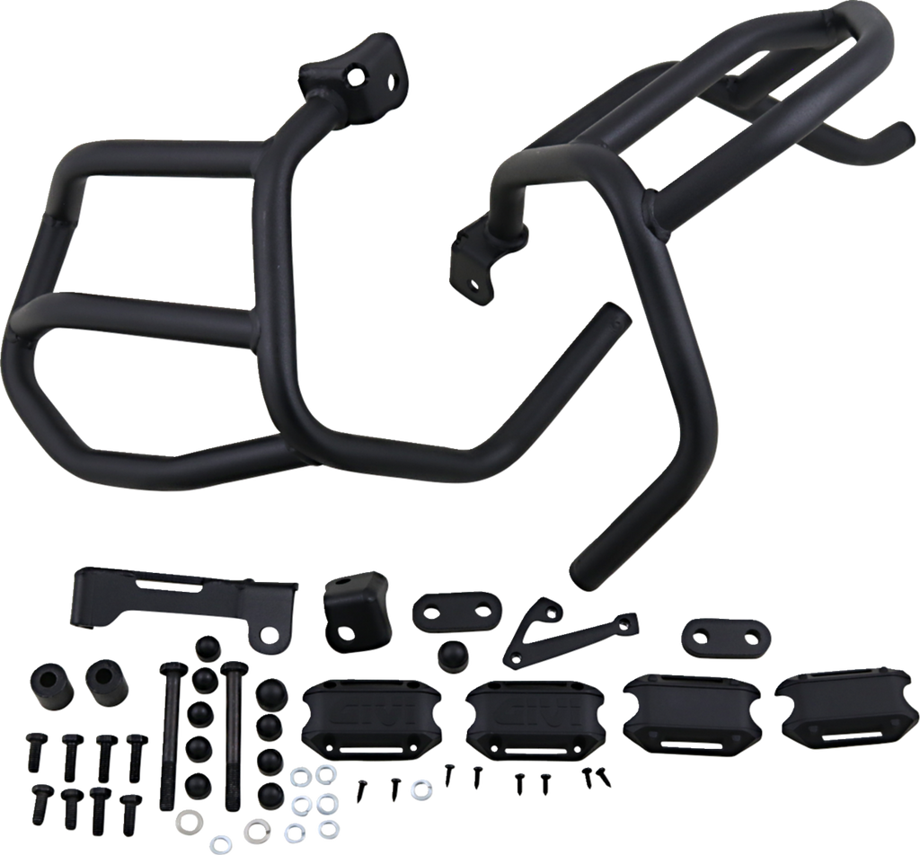 GIVI Engine Guards - Matte Black - Moto Guzzi - V85 '19-'20 | '23-'26