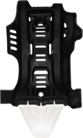 Skid Plate - Black/White - Gas Gas | Husqvarna | KTM (1)