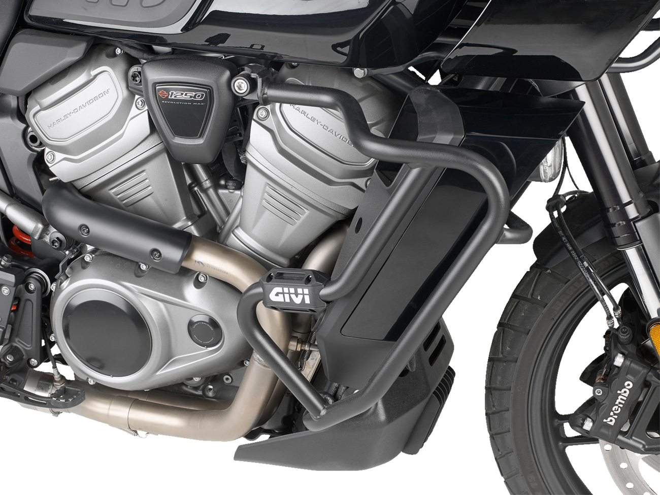 GIVI Engine Guards - Matte Black - HD Pan America '21-'25