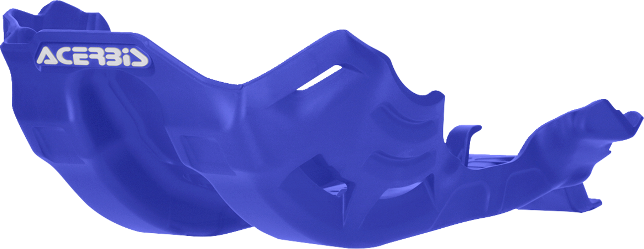 Skid Plate - Blue - YZ/WR (1)
