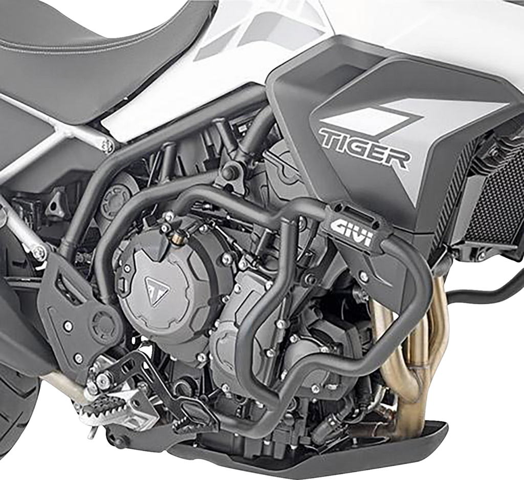 GIVI Engine Guards - Matte Black - Triumph - Tiger '20-'25