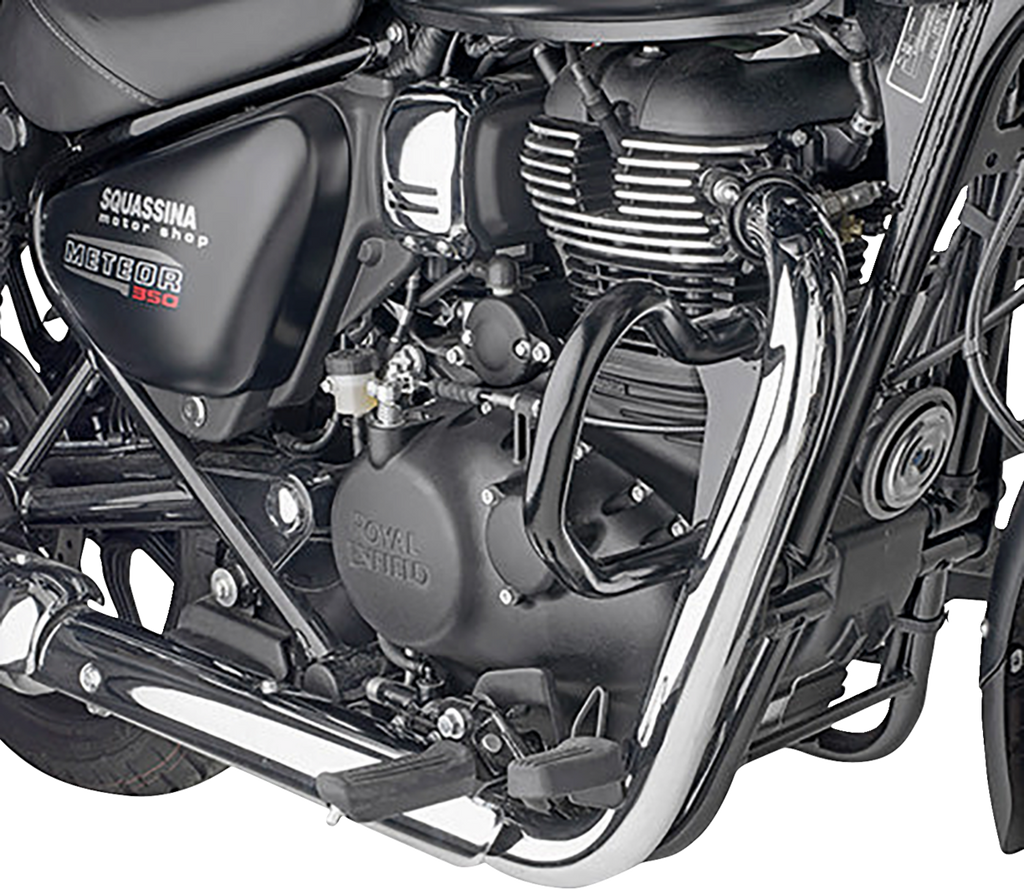 GIVI Engine Guards - Matte Black - Royal Enfield - Meteor '21-'24