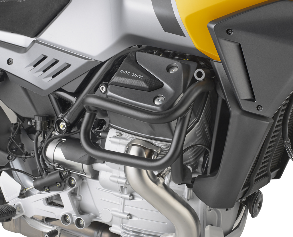 GIVI Engine Guards - Matte Black - Moto Guzzi - Stelvio '24-'26