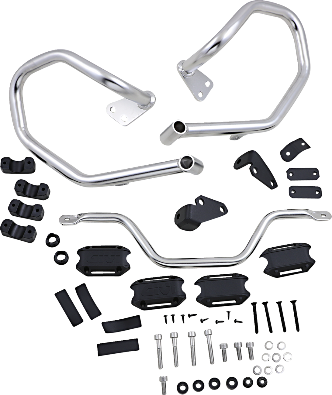 GIVI Engine Guards - Matte Black - Moto Guzzi - V85 '19-'20 | '23-'26