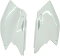 Side Panels - White - Kawasaki | Suzuki - KX | RMZ '04-'06 (1)