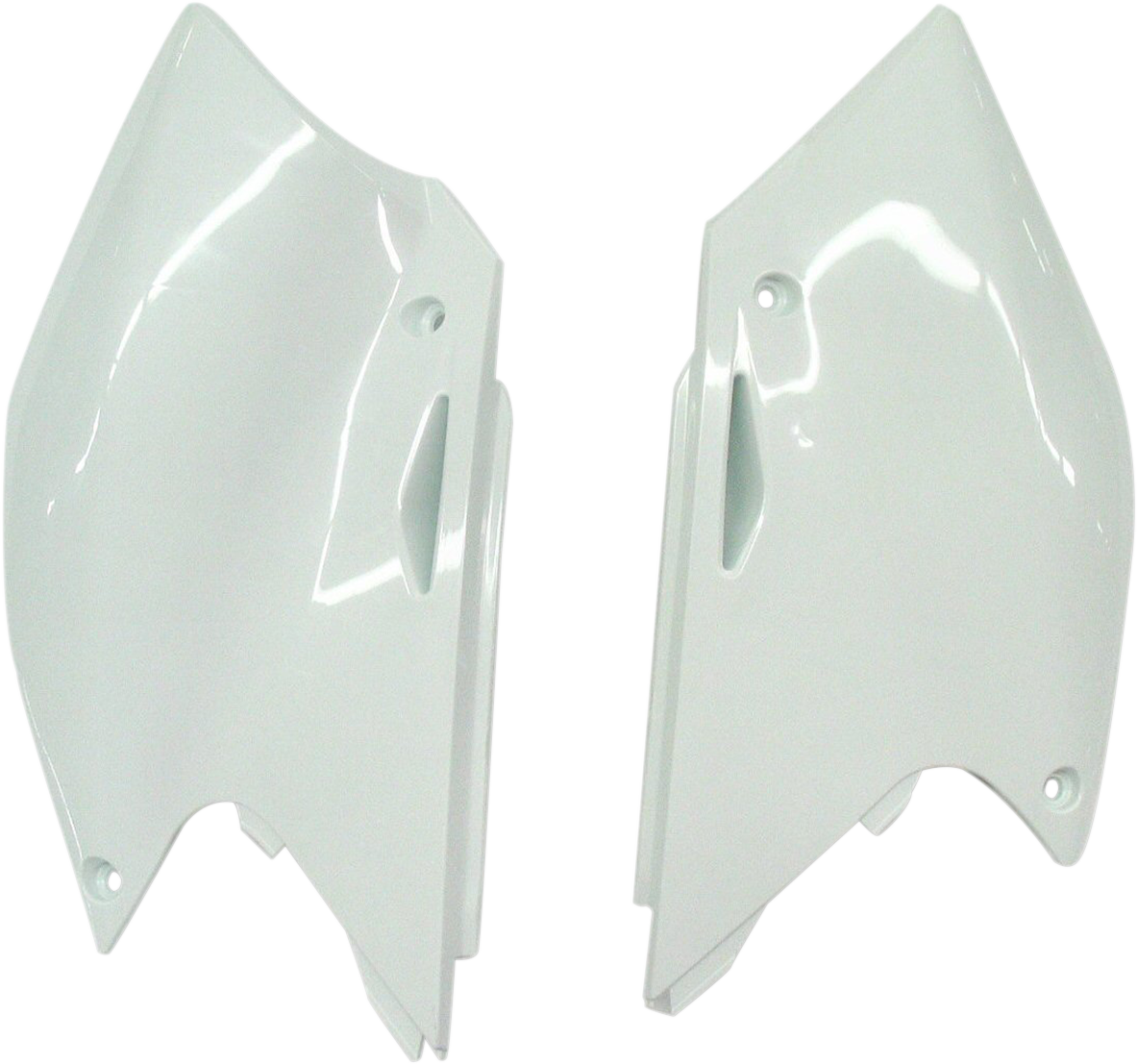 Side Panels - White - Kawasaki | Suzuki - KX | RMZ '04-'06 (1)