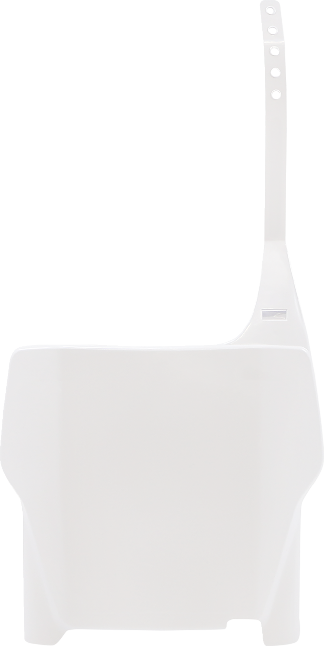 Front Number Plate - White (1)