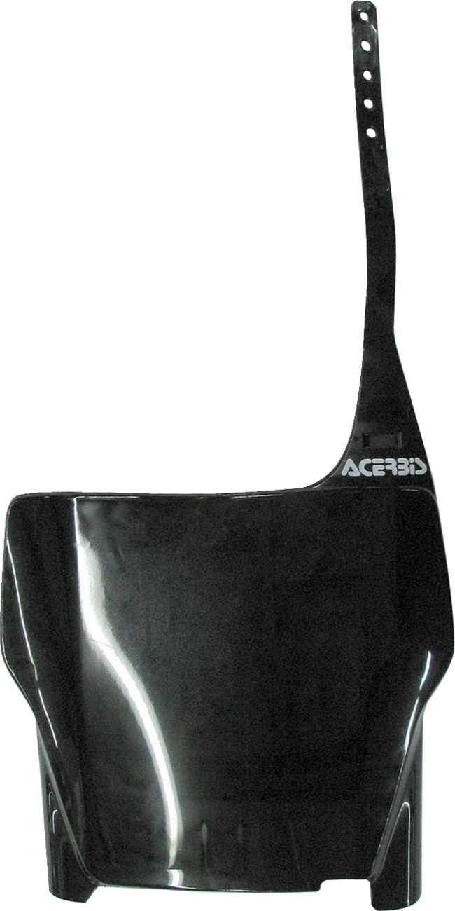 Front Number Plate - Black (1)