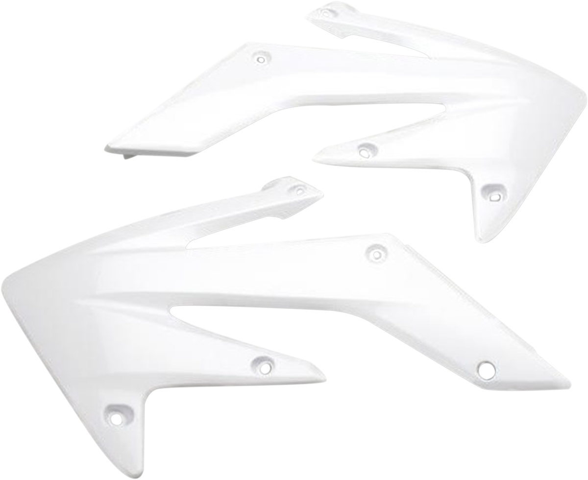 Radiator Shrouds - White - Honda - CRF '04-'17 (1)
